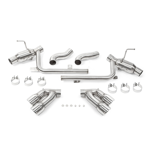 Mishimoto — Mishimoto 2016+ Chevrolet Camaro SS Quad-Tip Pro Axle-Back Exhaust w/ Polished Tips - view 9